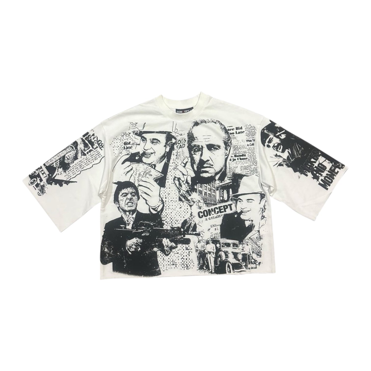 CONCEPT: Scared $ Crop Tee 08